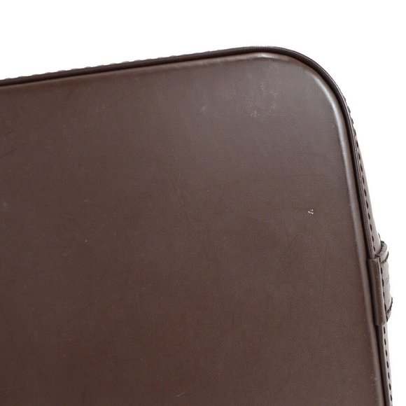 Authenticity Guarantee LOUIS VUITTON ALMA HANDBAG PURSE DAMIER EBENE N51131 AUTH - Picture 4 of 12